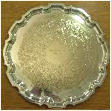 Another view of the President's Plate presentation